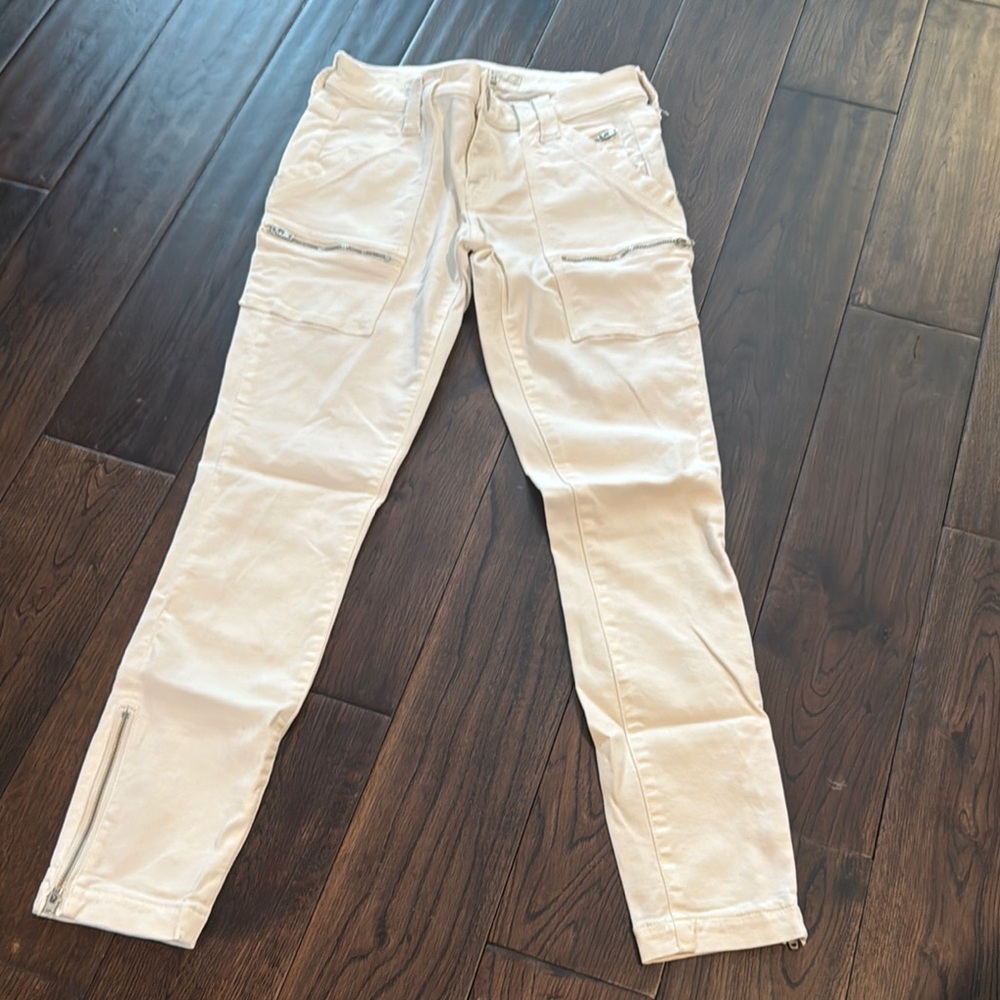 Joie Cream Straight Leg Pants